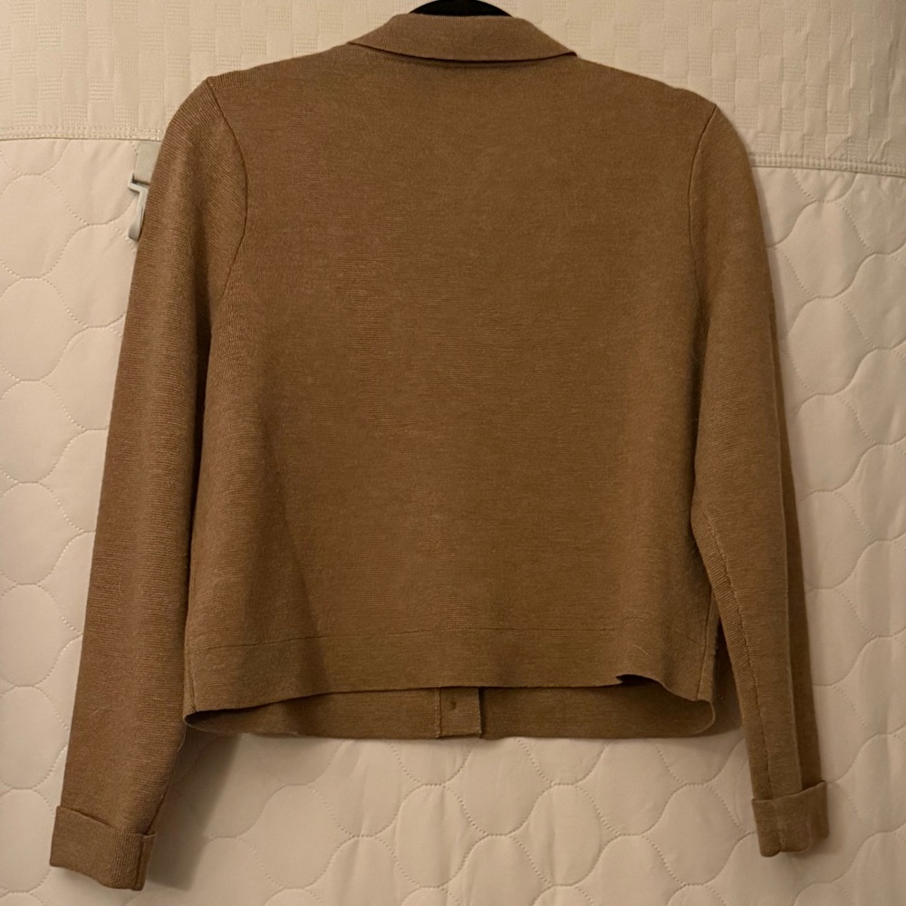 Sezane Betty Cardigan Cafe Clair - Picture 2 of 5